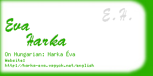 eva harka business card